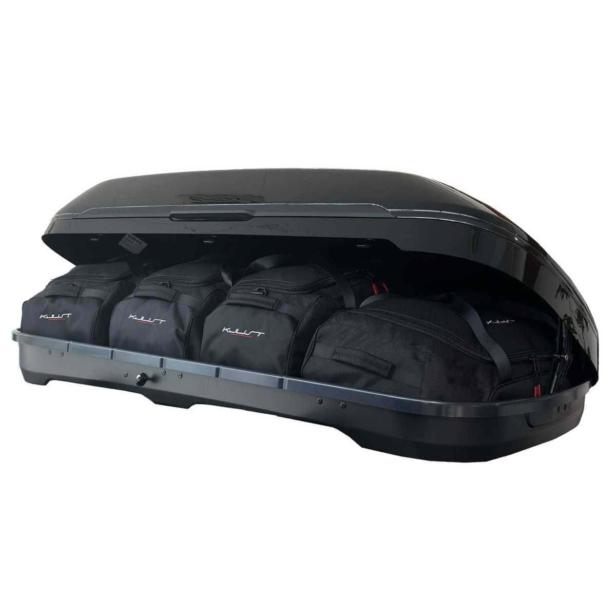KJUST Dachboxen Taschen Set fuer Dachbox VOLVO TRAVEL 400 4er-Set - 13212