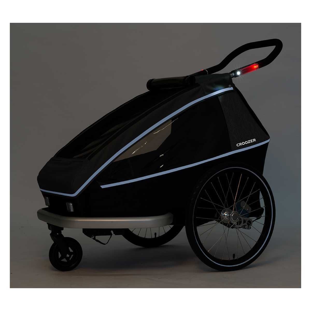 CROOZER Kinderfahrradanhaenger Kid Vaaya 1 3in1-Set Graphite Blue - 121600523