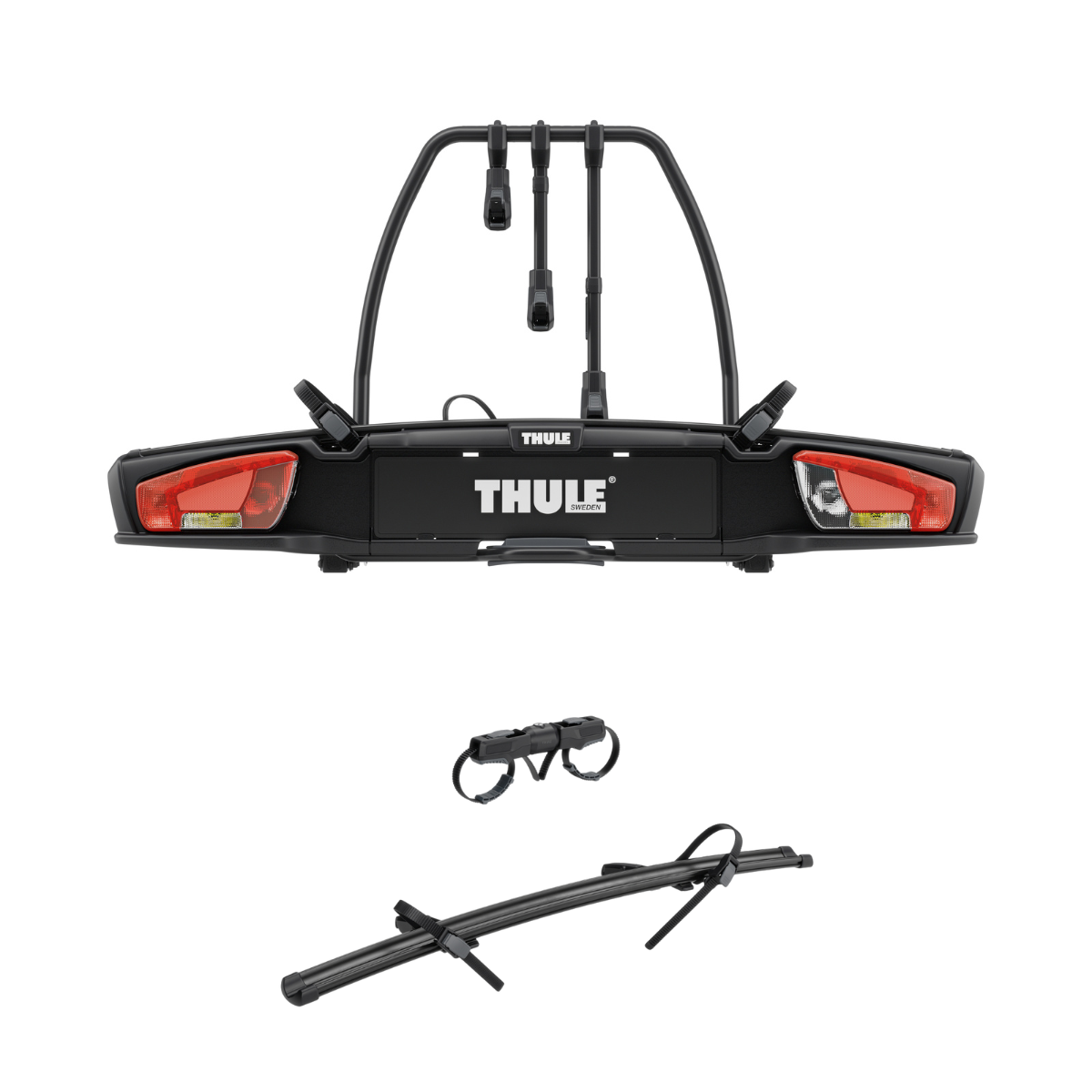 THULE 9033100 VeloSpace 3 Fahrradtraeger fuer 4 Raeder 3-1 inkl. Erweiterung
