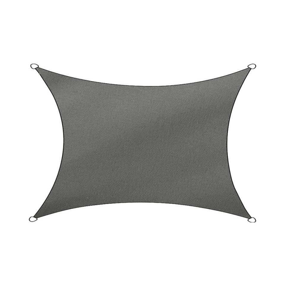 TRAVELLIFE Livin‘outdoor Schattentuch Sonnensegel Rechteck 300x400cm anthrazit Art-Nr. 5000650
