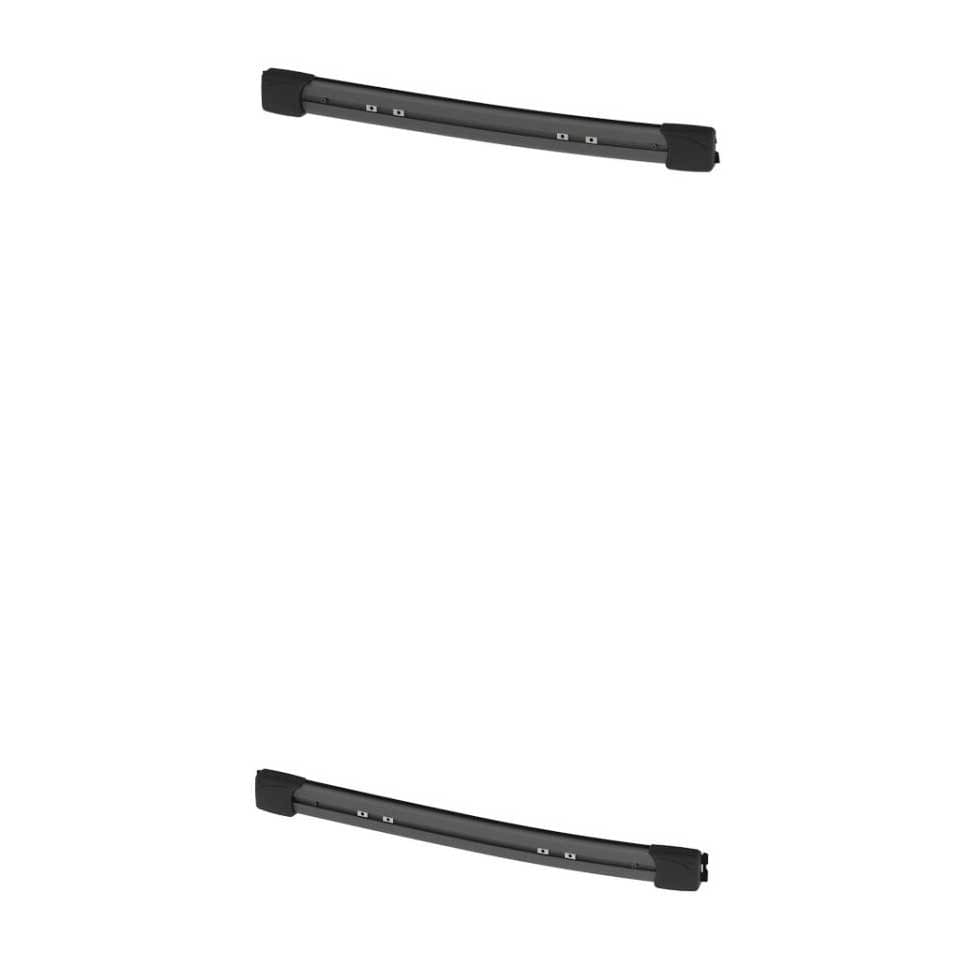 FIAMMA Kit Bars DJ fuer Ford Transit ab Baujahr 2014 Deep Black 08754-04A - zu Ergaenzen mit Grundtraeger Carry-Bike DJ