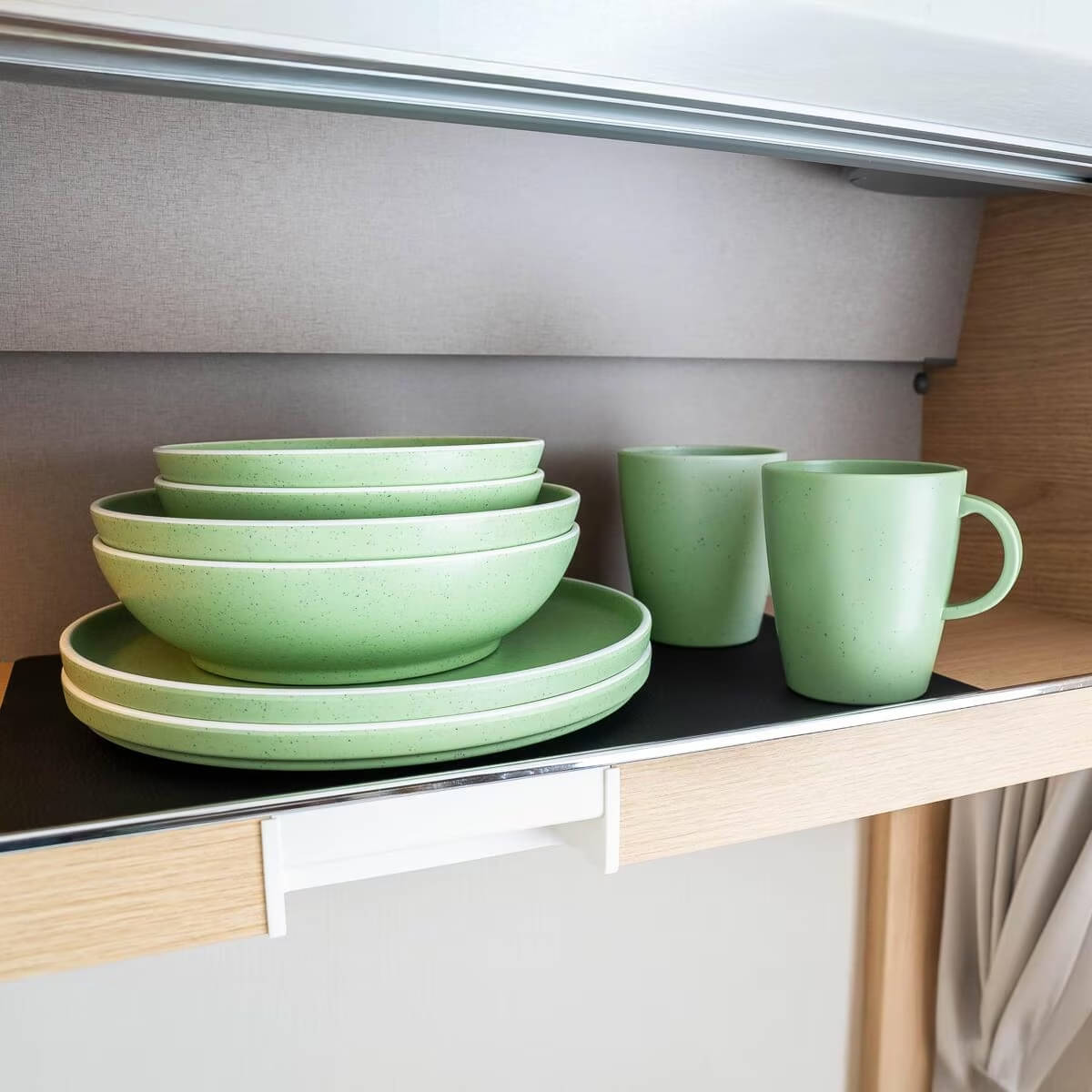 BRUNNER x SILWY DOLOMIT MAGNETIC ANTISLIP Geschirr-Set Gruen 11-tlg- - 0842050N.C43