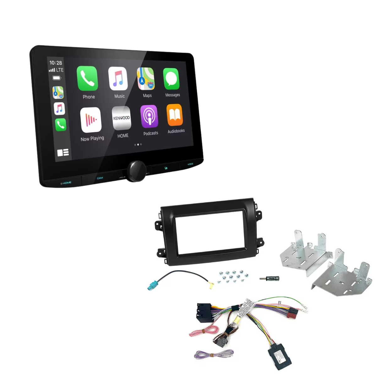 KENWOOD DMS9720XDS inkl- Installations-Kit mit LFB fuer Fiat Ducato Serie 8 ab Bj. 2022