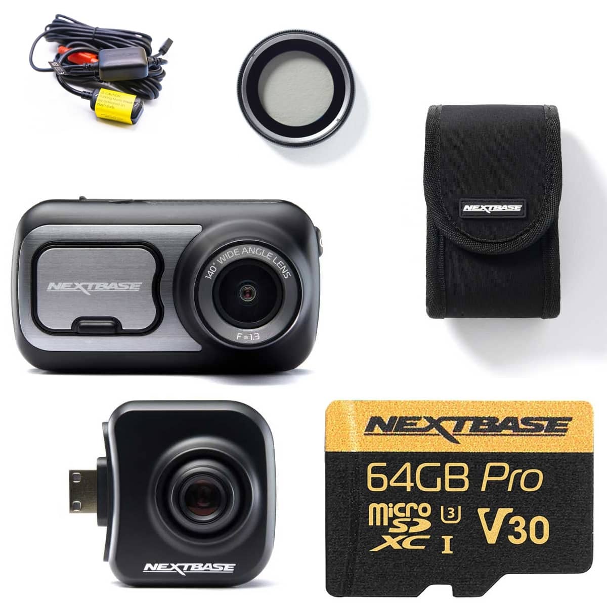 NEXTBASE Serie 2 522GW DashCam und Rueckfahrkamera Komplett-Set 1.0