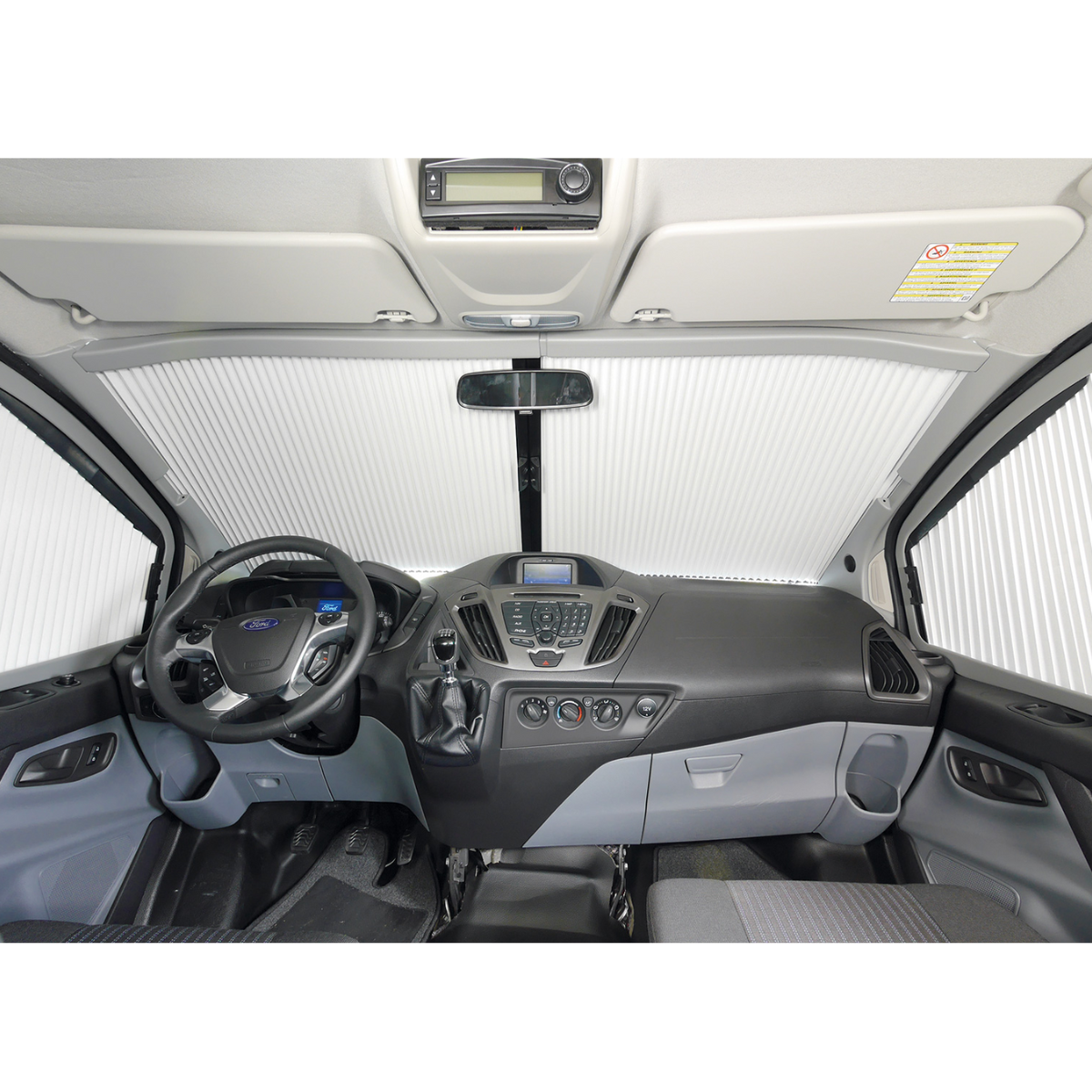 REMIS REMIfront IV Verdunklung Ford Transit Custom V362 ab Bj. 2018 Front ohne Sichtpaket- ohne Seitenteile - 10078465