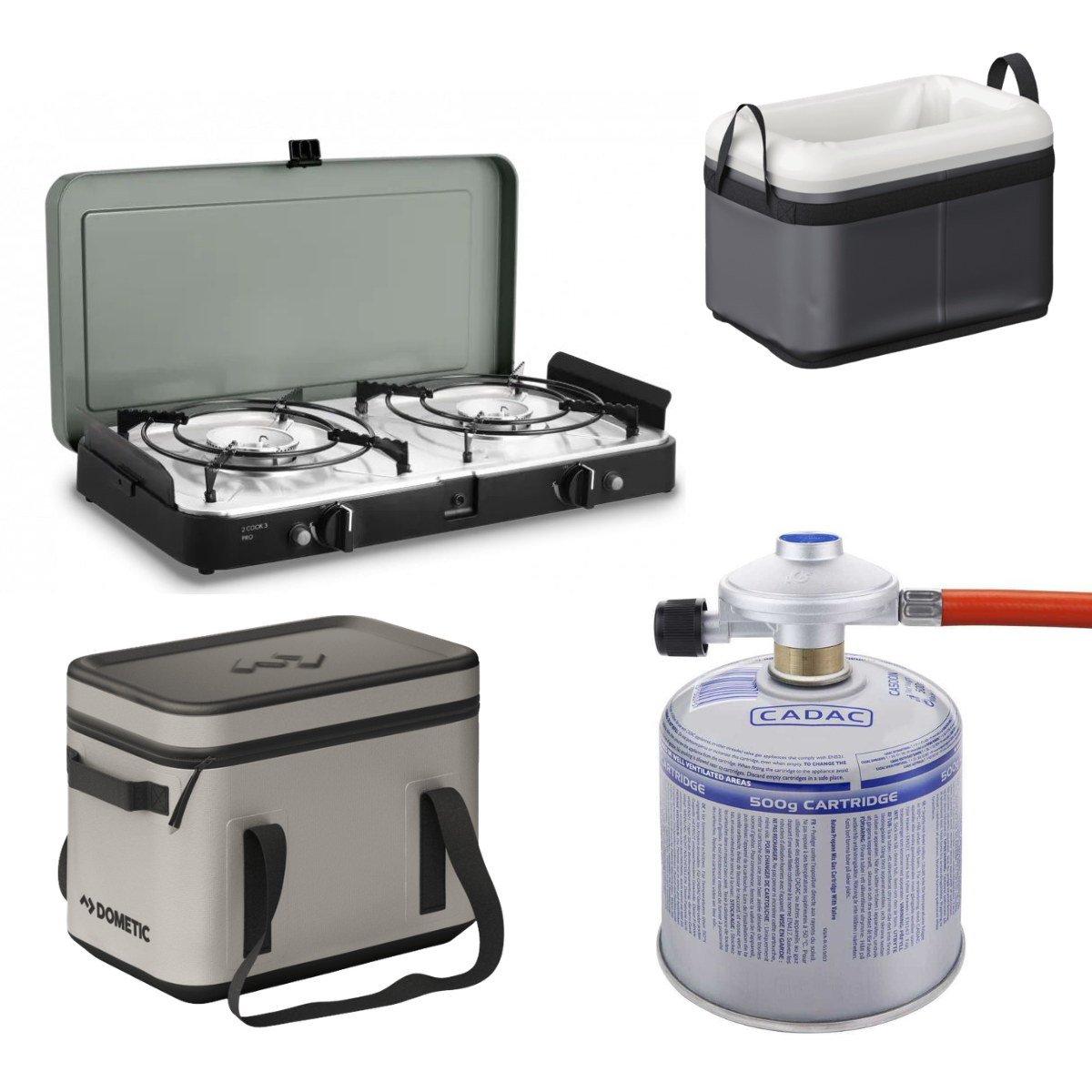 CADAC 2 Cook 3 Pro Stove 50mbar - Premium-Set 2.0 - 203P1-10-DE 344 CA500-N 9600050768 9600050791