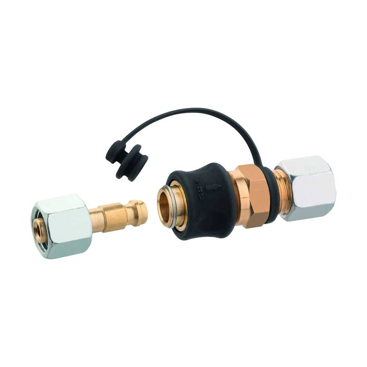 GOK Steckkupplung Set Typ SKU-QR RVS 8 mm x SKU - STN x RST 8 mm mit UeM und Schneidring - 6244702