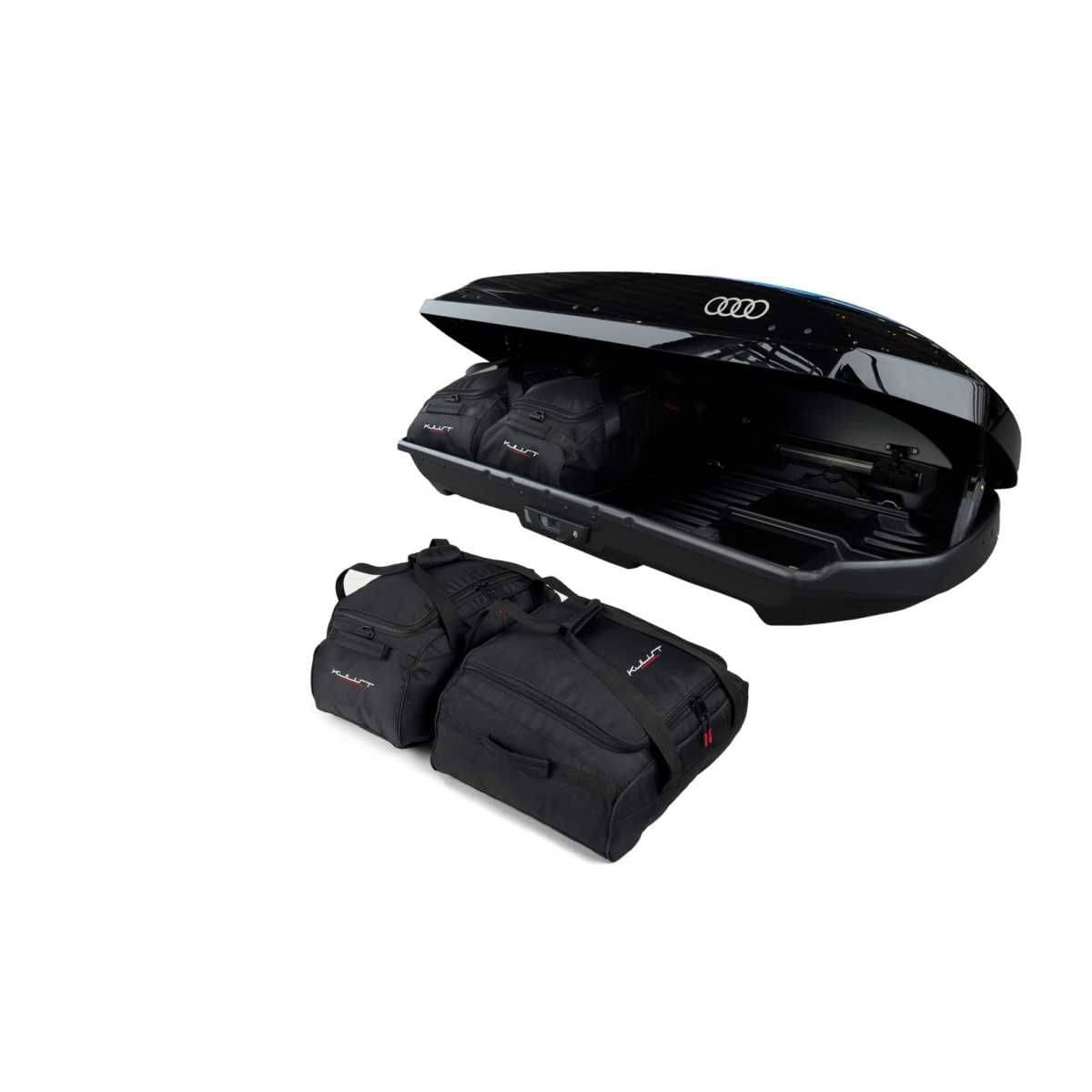 KJUST Dachboxen Taschen Set fuer Dachbox AUDI 4K1071200Y9B 310L 4er-Set - 13153