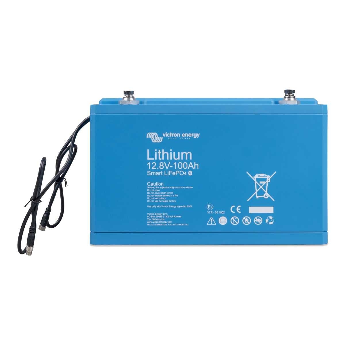 VICTRON Lithium-Batterie LiFePO4 12-8 V 100 Ah Smart - BAT512110610