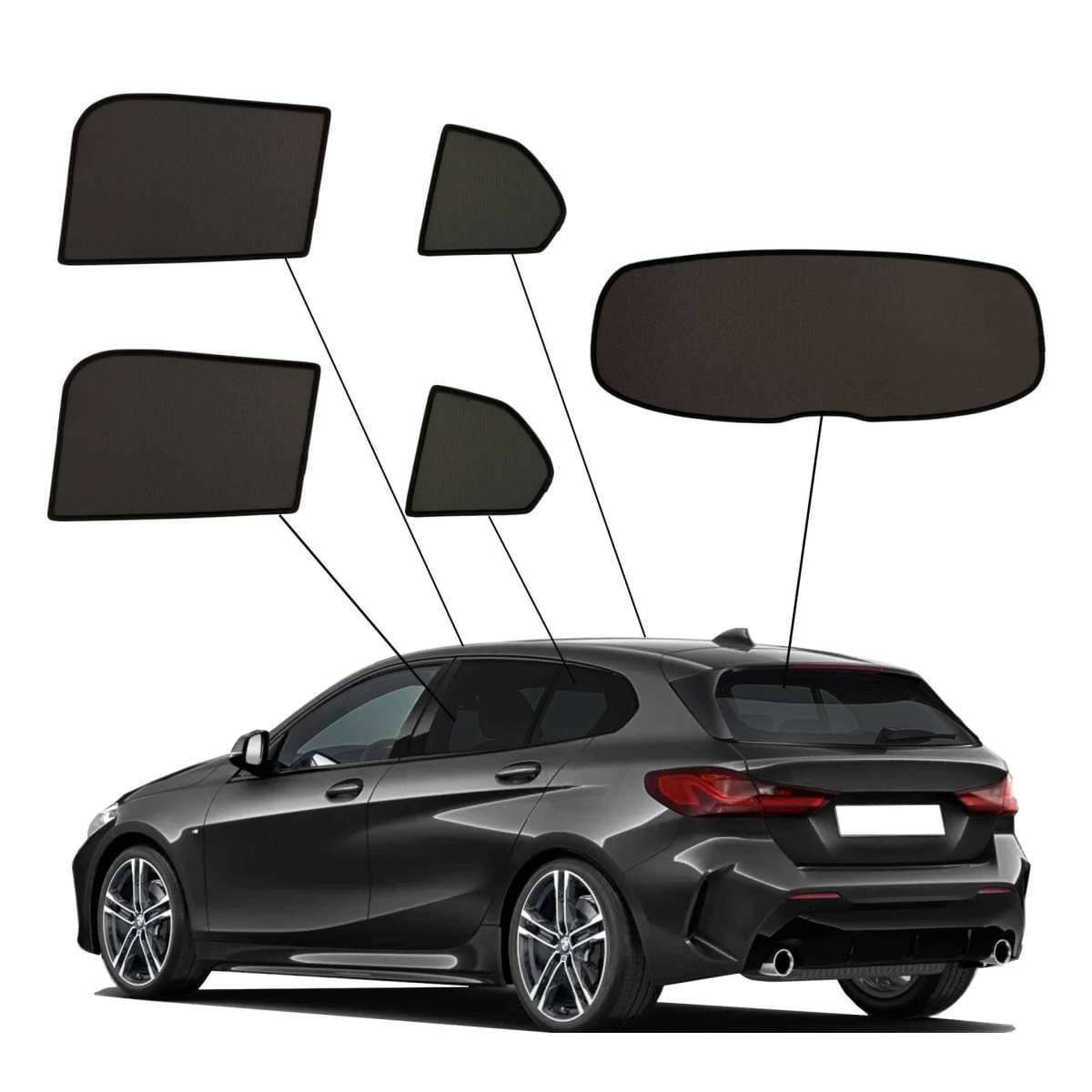 WINDESA SunClip Sonnenschutz - Sichtschutz BMW 1er Bj. 2019-2024 Set AC - sun-10425ac