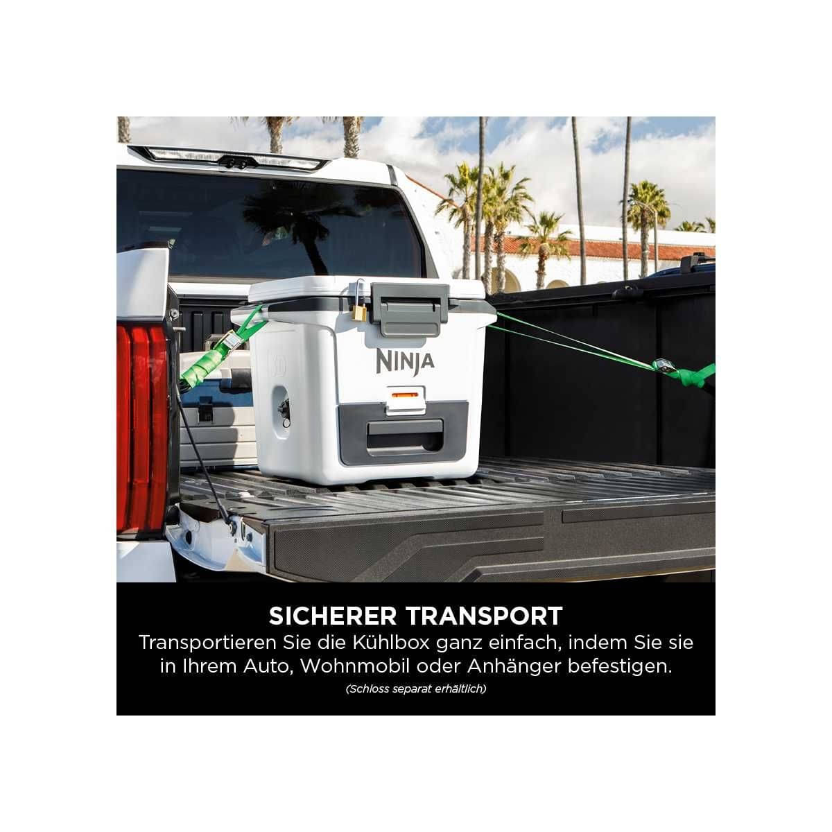 NINJA FrostVault 28L Kuehlbox mit Trockenzone- Wolkenweiss - FB131EUWH