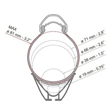 FIAMMA Carry Bike Stellantis Fahrradtraeger fuer 2 Fahrraeder - 02096B28-