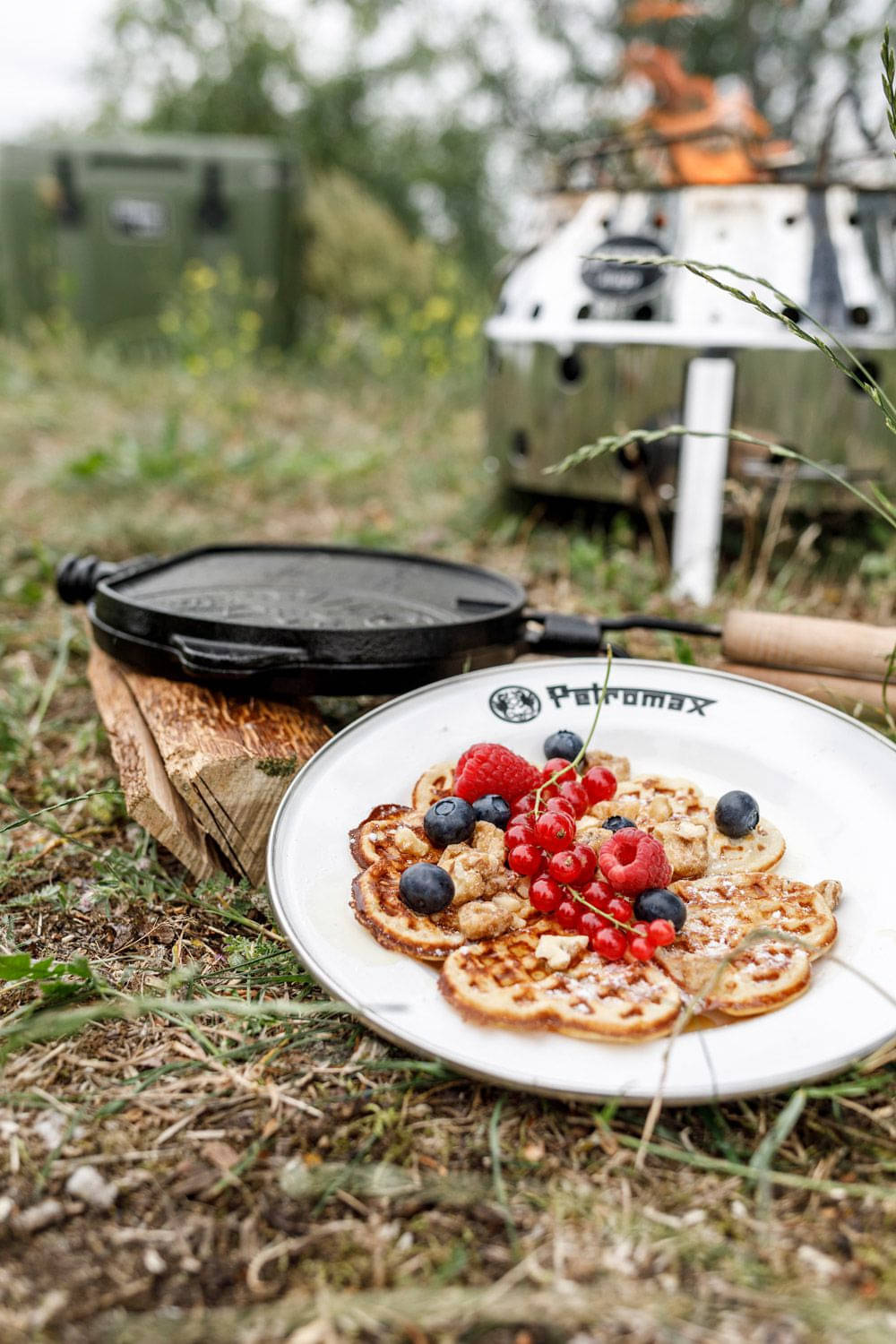 PETROMAX Emaille Teller weiss 2 Stueck Ø 22 cm px-plate-w