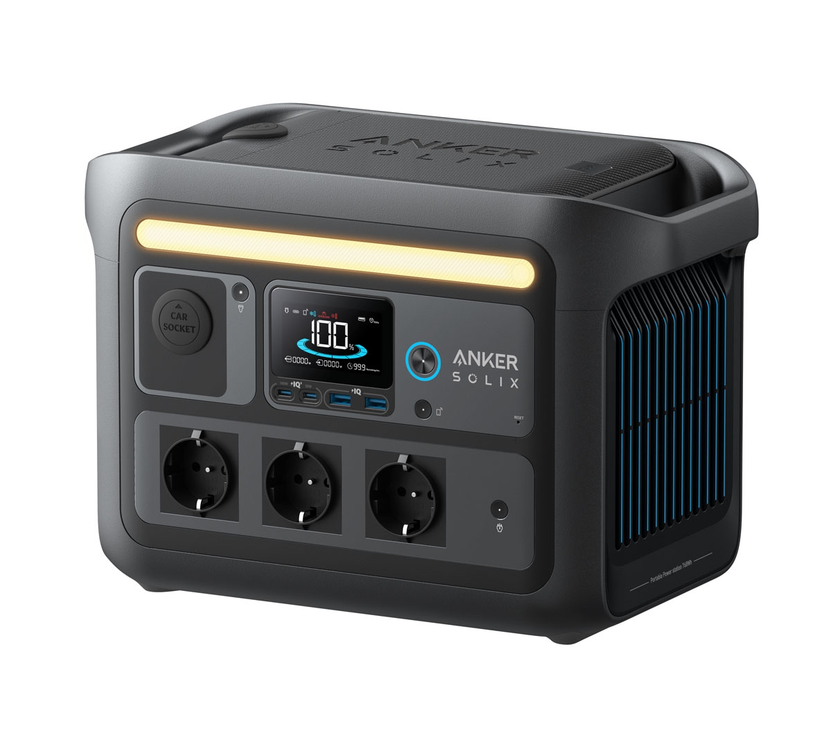 ANKER SOLIX C800X Plus 768Wh 1200W tragbare Powerstation - A1755311