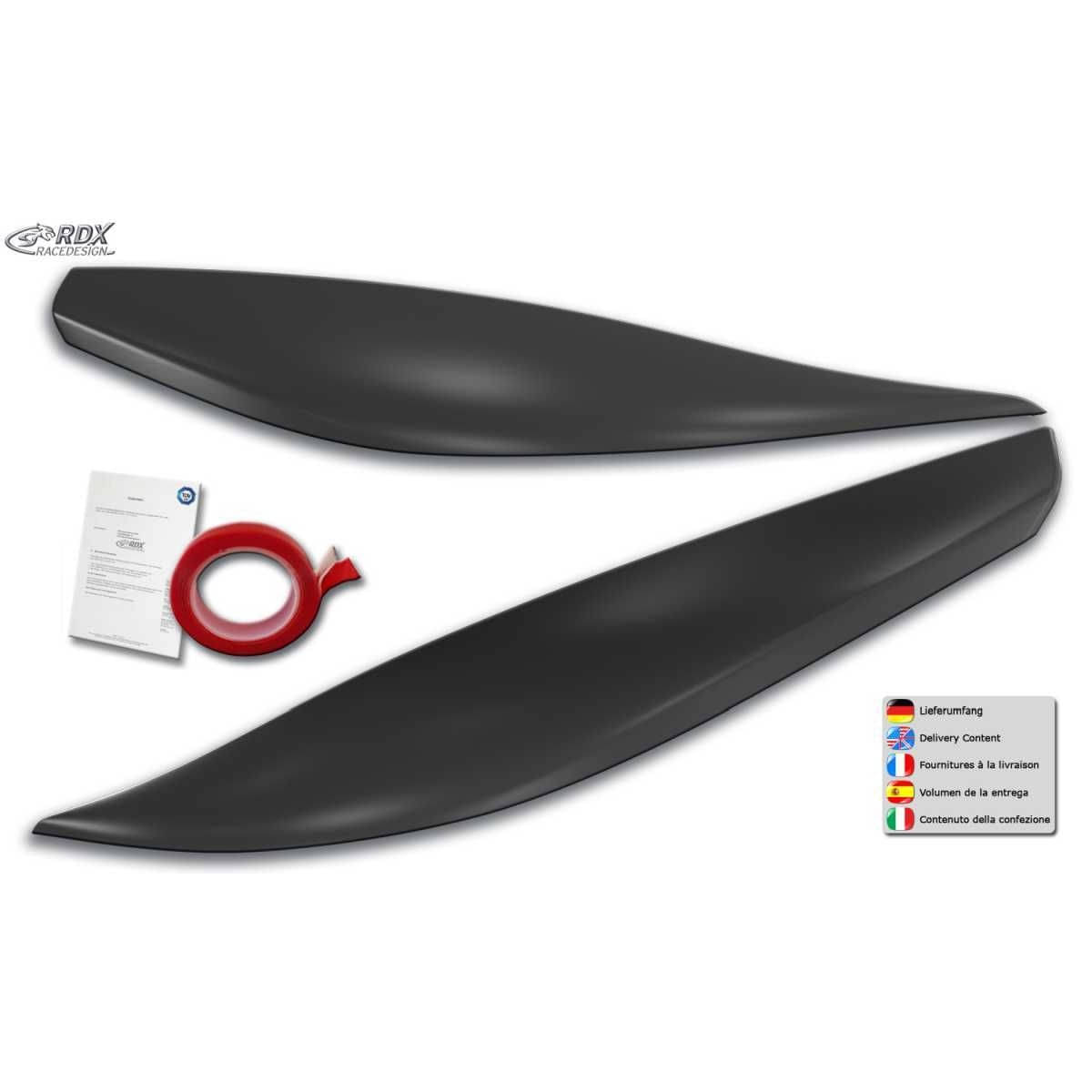 RDX Racedesign Scheinwerferblenden Boeser Blick fuer FORD Kuga 2 DM2 Bj. 2012-2016 - RDSB207