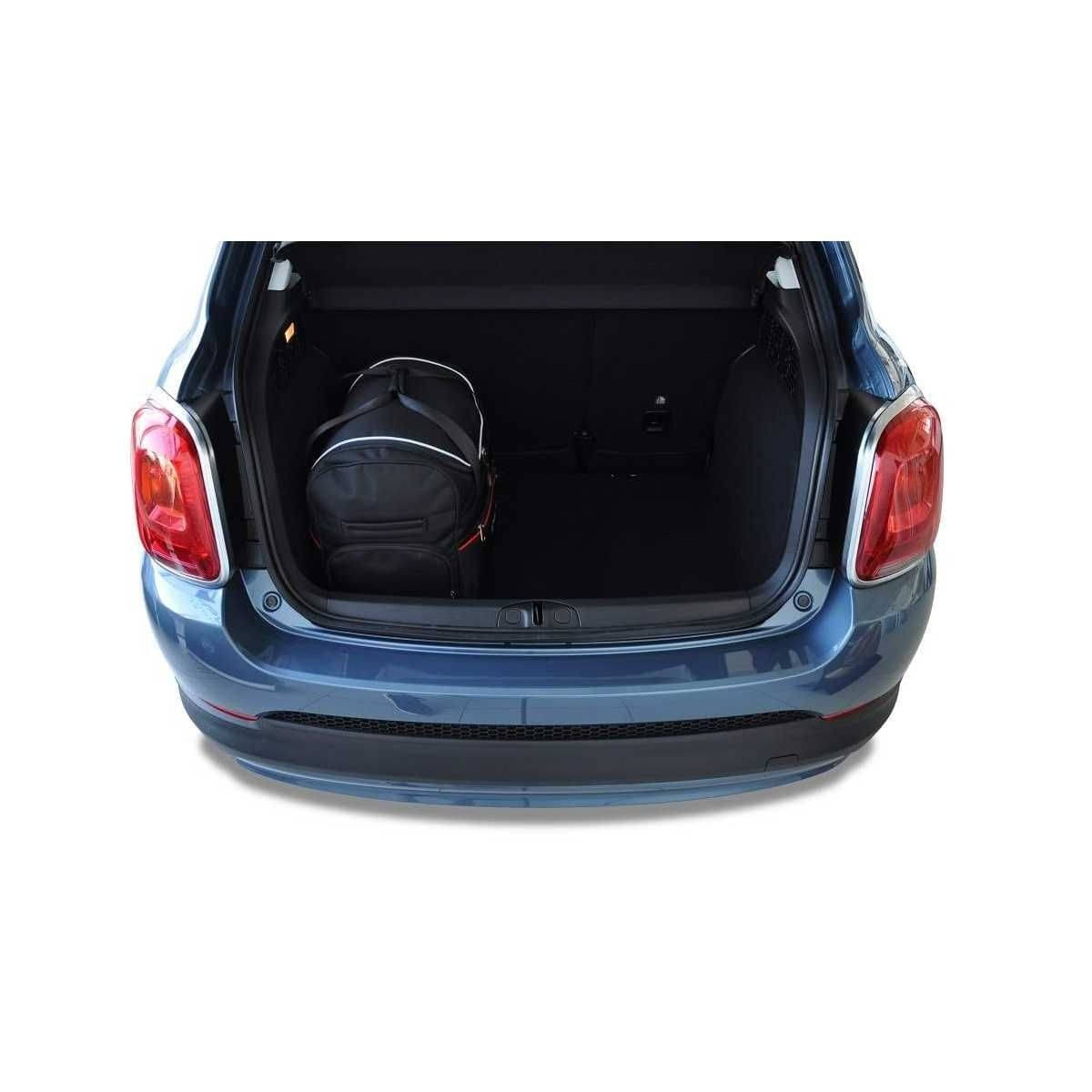 KJUST Kofferraum Taschen Set fuer FIAT 500X MHEV ab Bj. 2022 3er-Set - 7014023