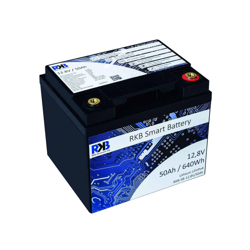 RKB Smart Battery Lithium 12 Volt 50 Ah