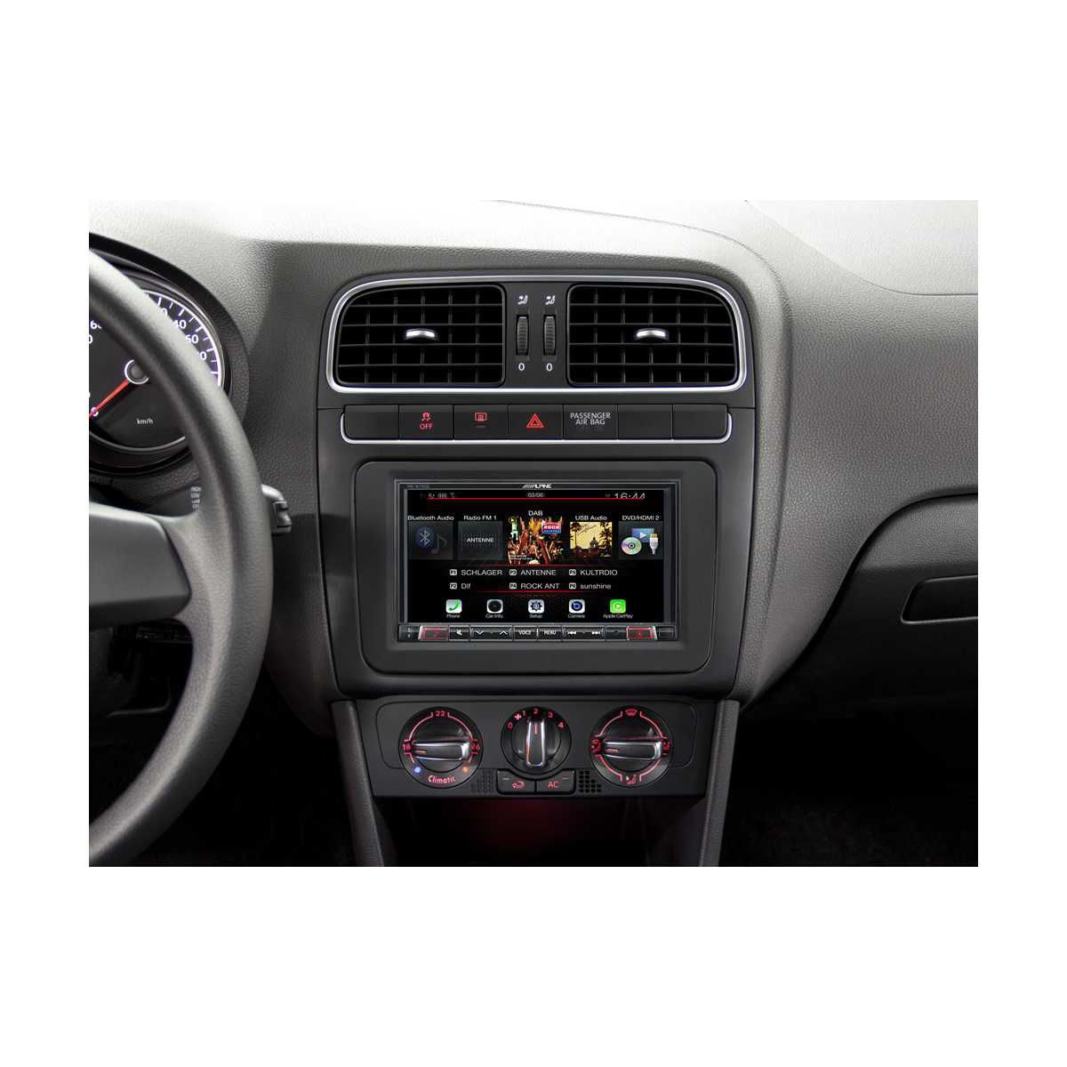 ALPINE 2-DIN-Navigationssystem INE-W720DC