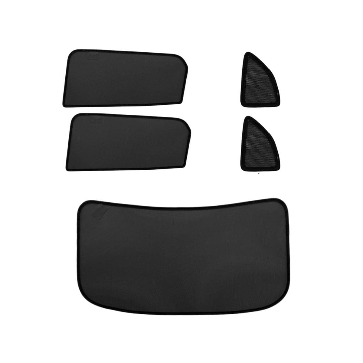 WINDESA SunClip Sonnenschutz - Sichtschutz Kia EV6 ab Bj. 2021 Set ABC - sun-10262abc