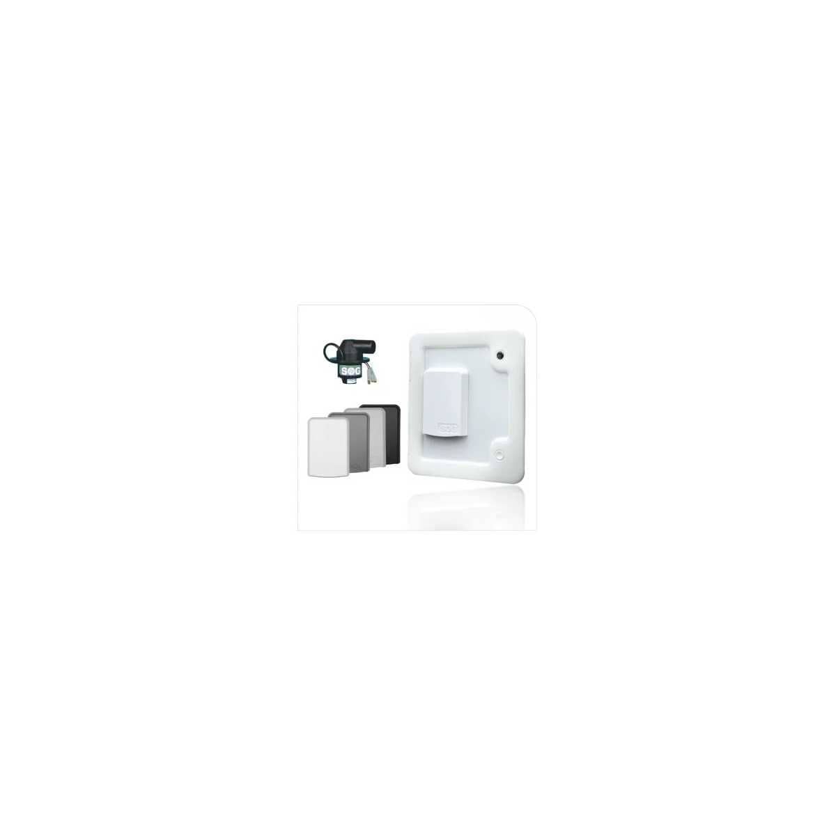 SOG Toiletten Entlueftung Tuervariante Typ F fuer Thetford C250-C260 Weiss 406 011 0