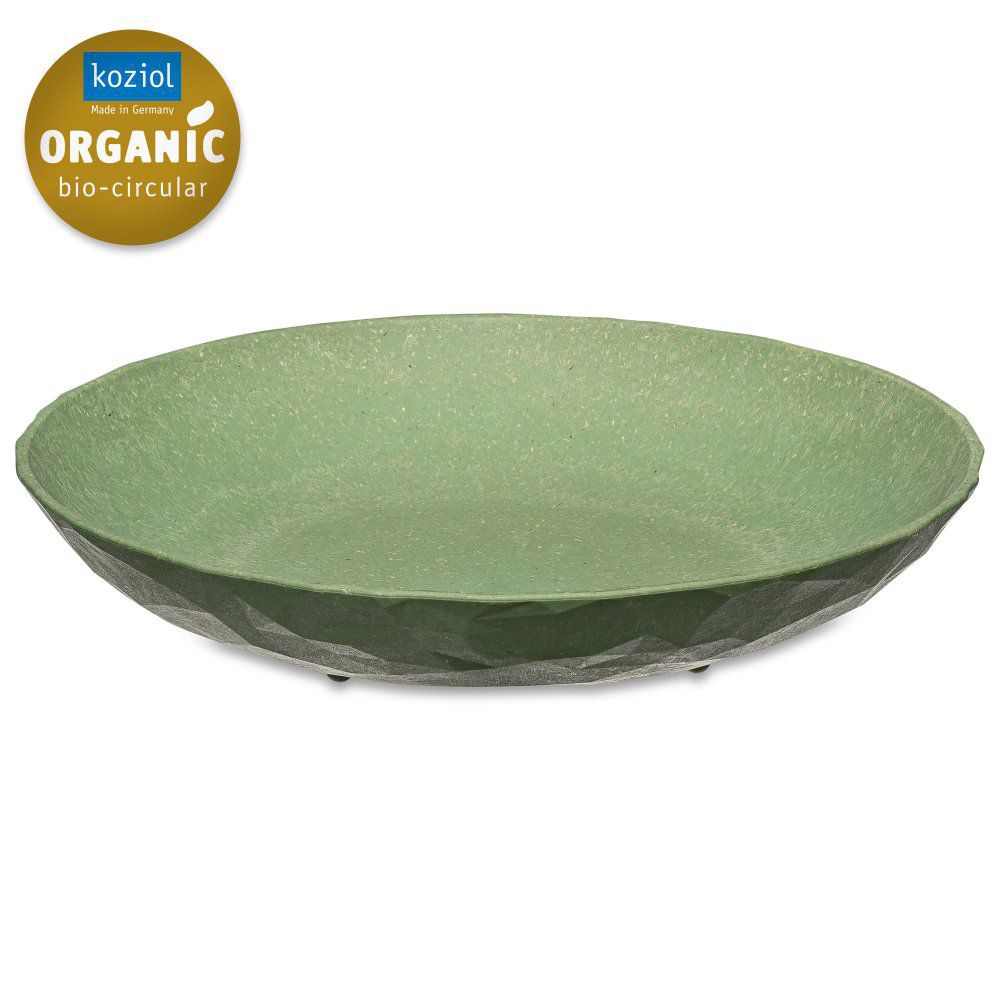 KOZIOL Suppenteller CLUB nature leaf green ø 22 cm 4er-Set - 5006703