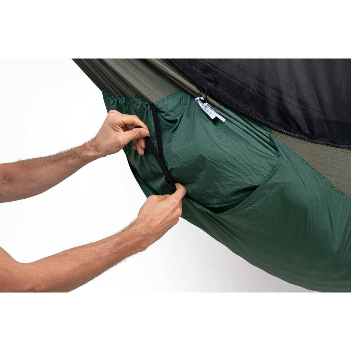 TICKET TO THE MOON ProMat Hammock Hängematte Army Green inkl. Moon Straps TICKET TO THE MOON ProMat Hammock Haengematte Army Green inkl. Moon Straps - TMPROMAT24 TMSTRAP