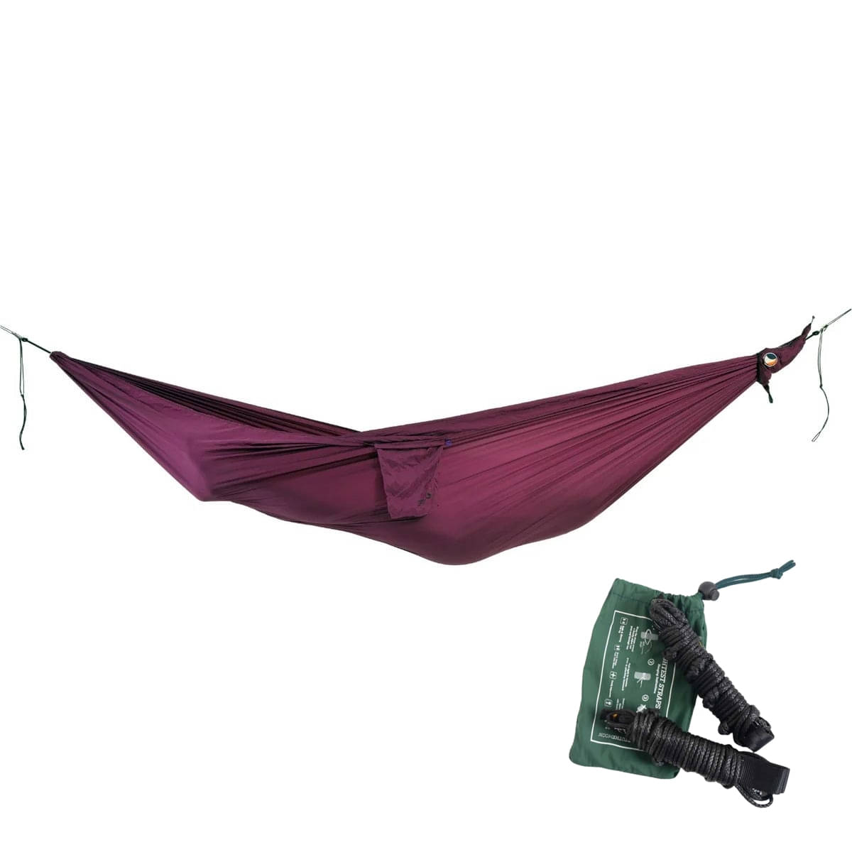 TICKET TO THE MOON Compact Hammock Hängematte Plum inkl. Lightest Straps TICKET TO THE MOON Compact Hammock Haengematte Plum inkl. Lightest Straps - TMC78 TMLSTRAP