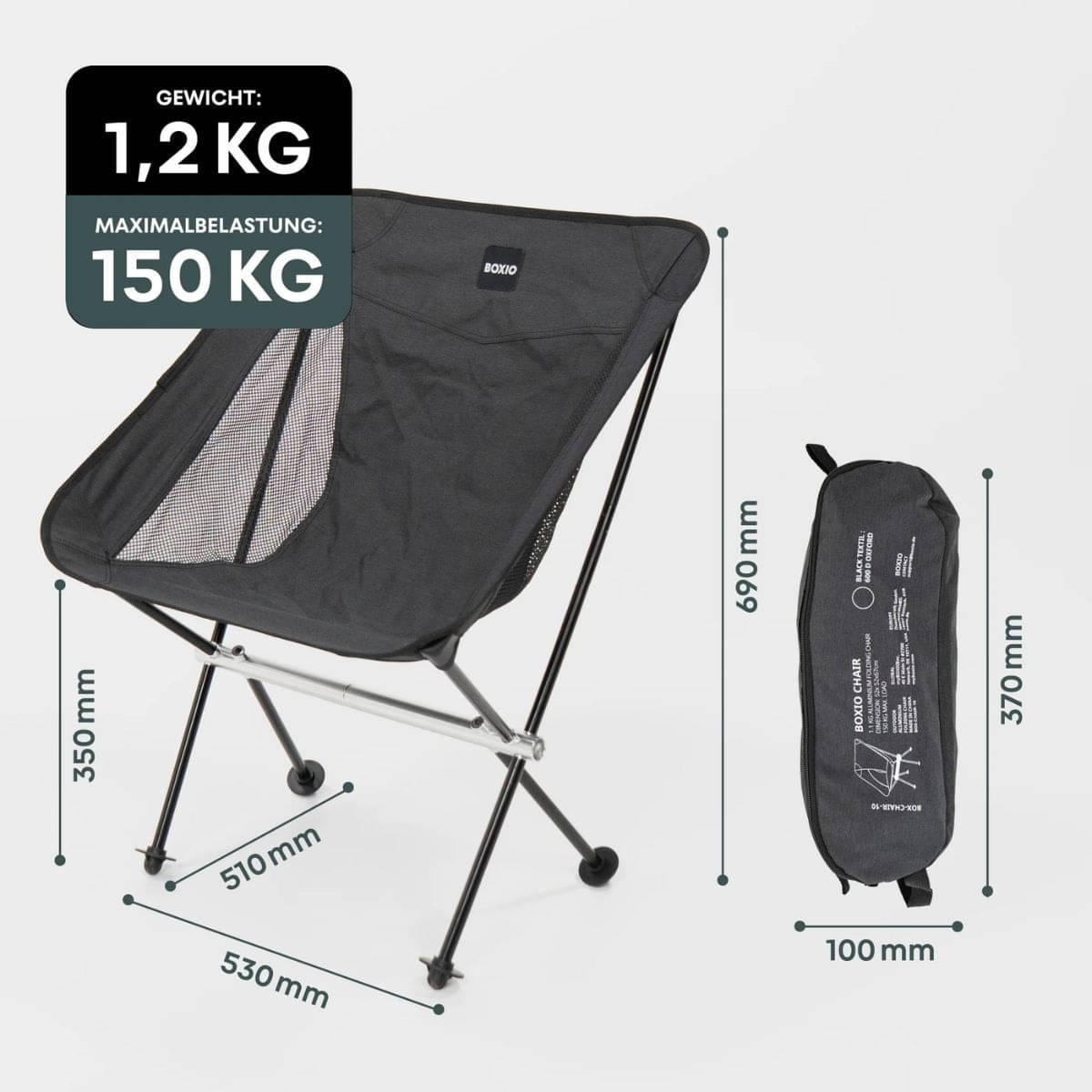 BOXIO - CHAIR ultraleichter Campingstuhl - BOX-CHAIR-10