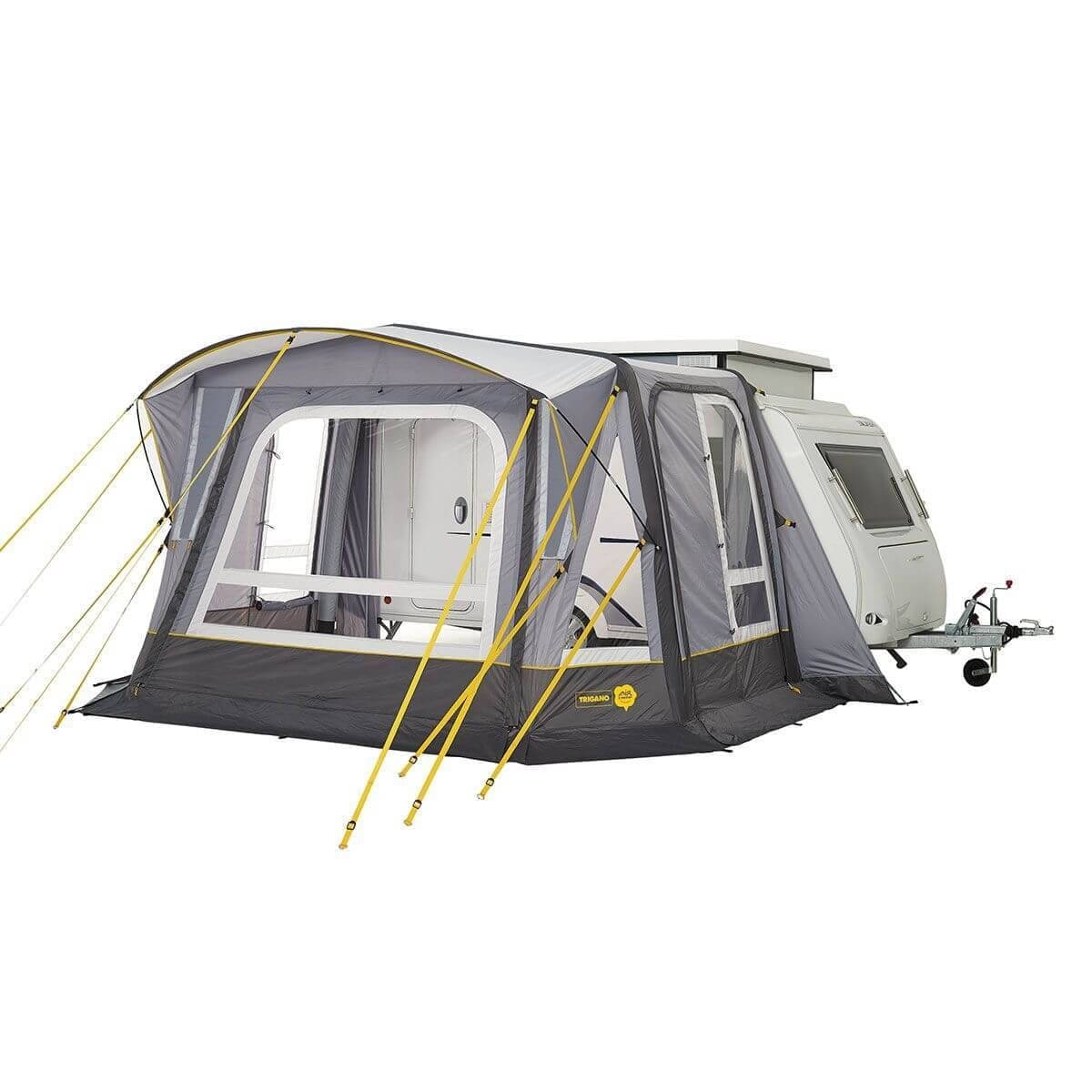 TRIGANO aufblasbares Wohnwagen-Vorzelt INDIANA- 390x250 cm- Anbauhoehe 180-220 cm - Modell 2026 - M-7621-6