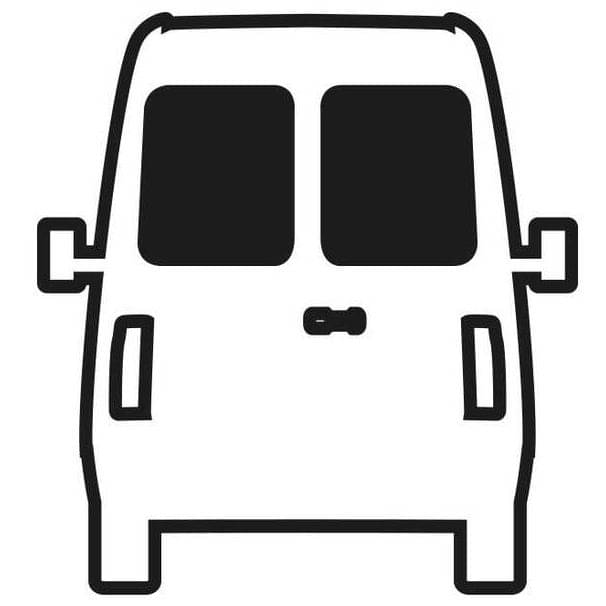 Carbest Starres Heckfenster VW Crafter ab Bj. 2017 Tuer rechts REIMO 31716