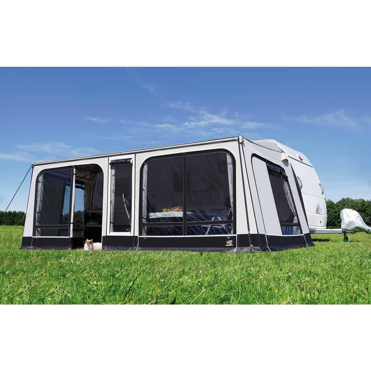 WIGO BEST DEAL 2026 - Markisenzelt ROLLI PLUS Ambiente- Gr- 10- Umlauf 1016-1050 cm- Auszug 300 cm inkl. Sunroof - Rock´n Rolli Paket - 8349