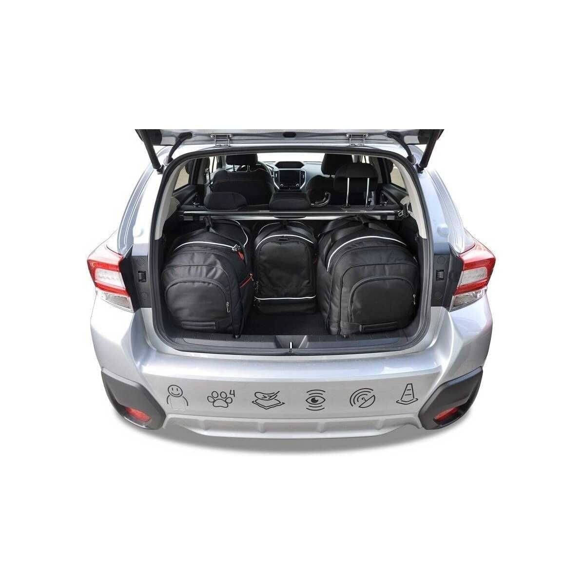 KJUST Kofferraum Taschen Set fuer SUBARU XV ab Bj. 2017 4er-Set - 7038024
