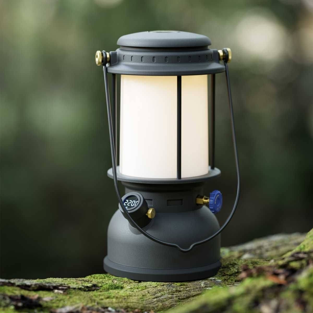 PETROMAX LED Laterne LM500 Schwarz Komplett-Set - PX-LM500-Black PX-18650-BAT LM500-BAG