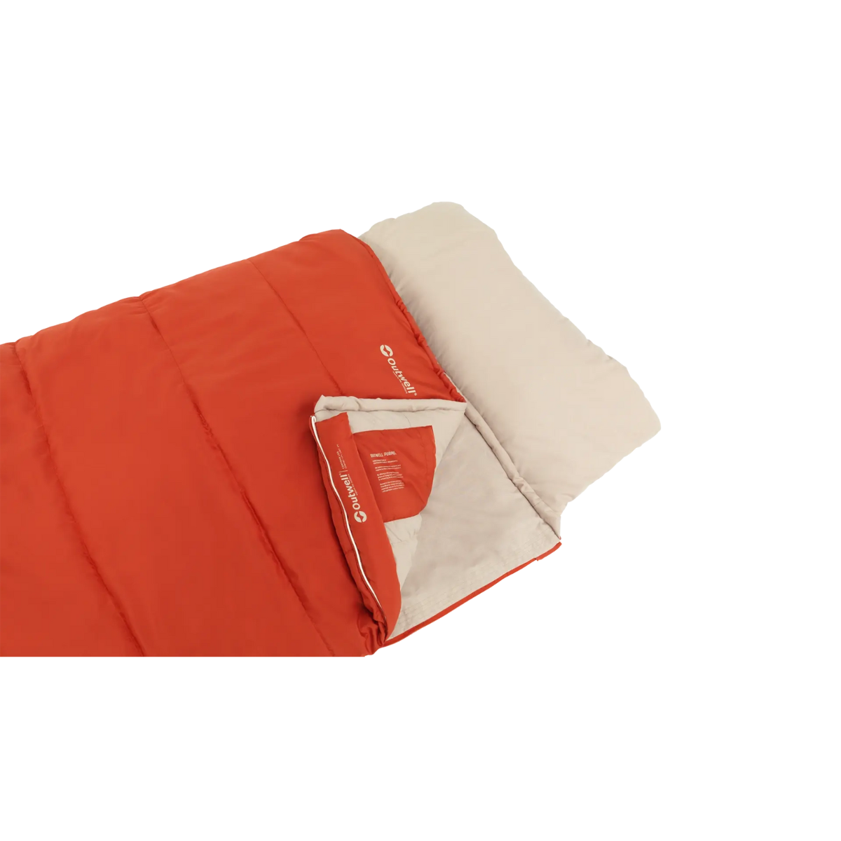 Outwell Contour Lux Red Deckenschlafsack- Zipper links- 220x85 cm - 230488