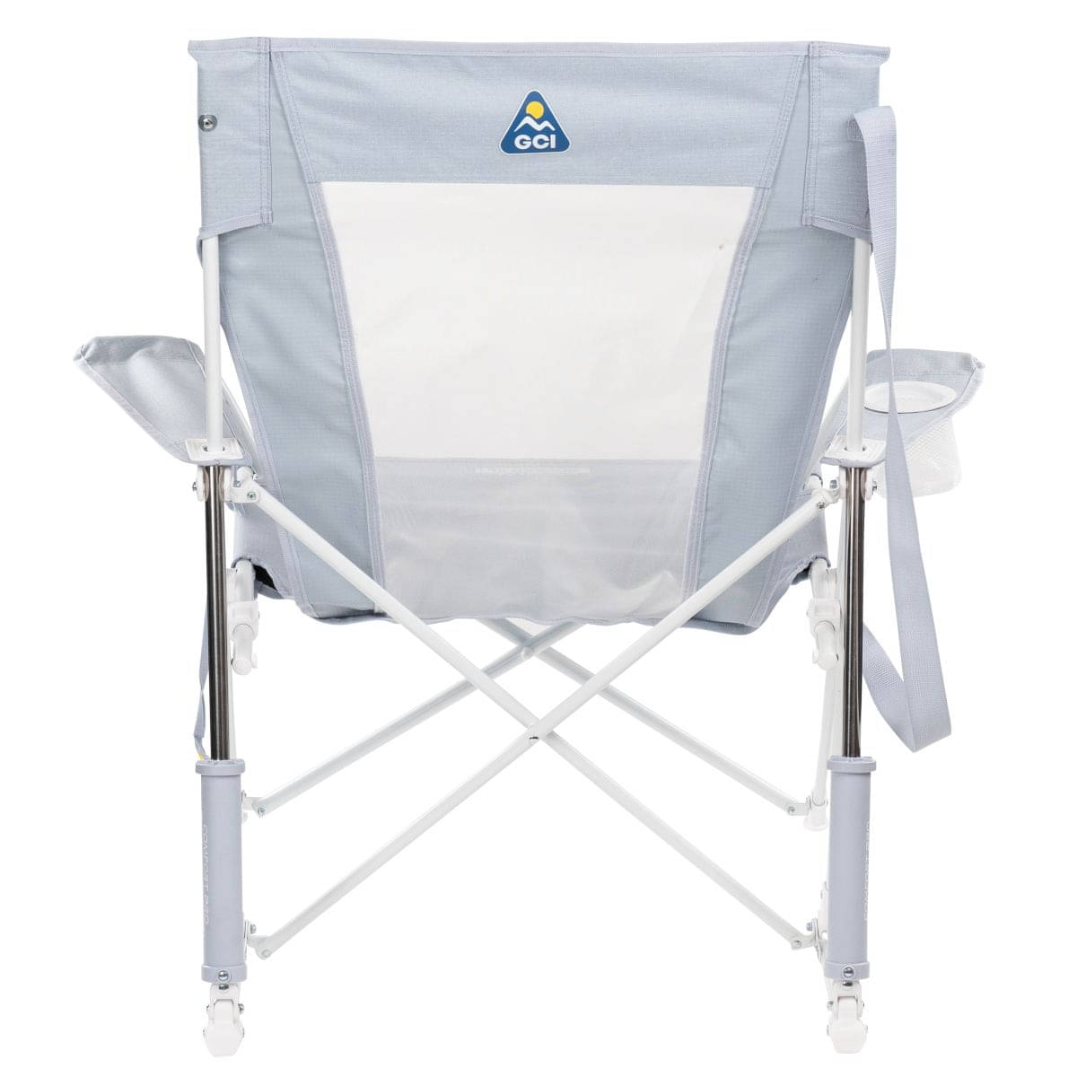 GCI faltbarer Schaukelstuhl Comfort Pro Rocker XL Heathered Light Blue - 520492