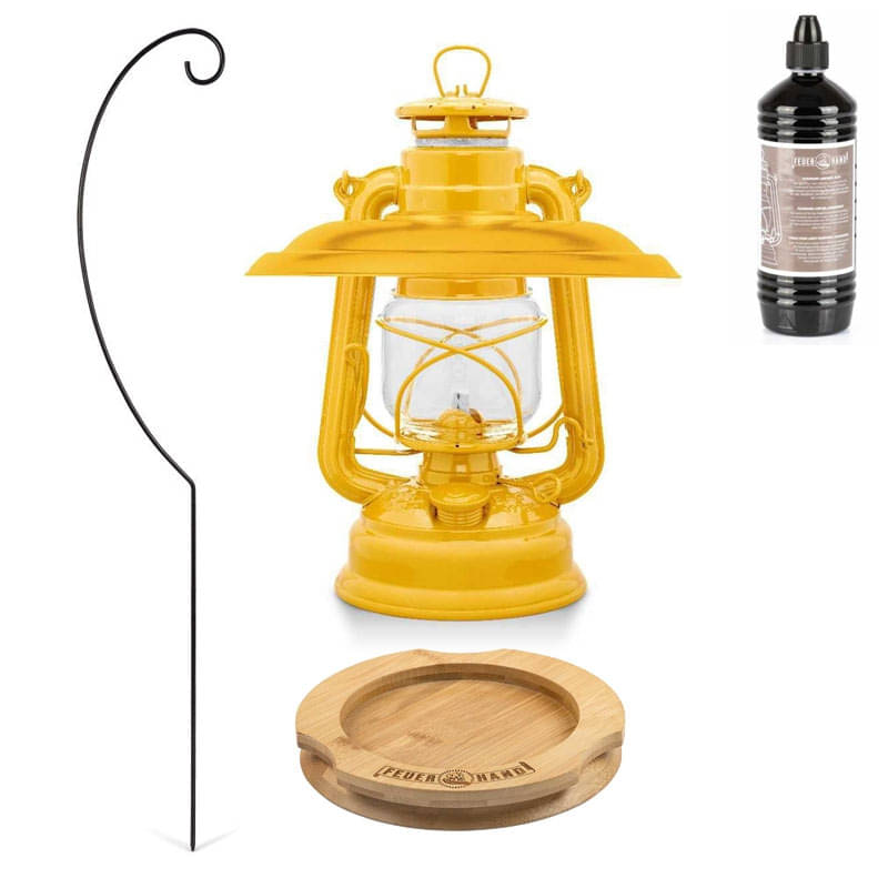 FEUERHAND Sturmlaterne 276 Signal Yellow Premium-Set 2.0 FEUERHAND Sturmlaterne 276 Signal Yellow Premium-Set 2.0