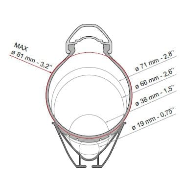 FIAMMA Carry-Bike Opel Vivaro Renault Trafic Fahrradtraeger fuer 3 Fahrraeder Modell 2023 02096-72-08831A01-98656N566