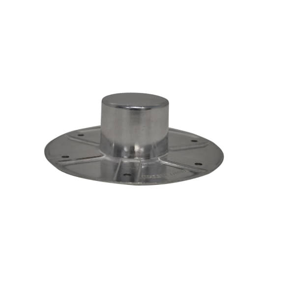 Einlass Rosette FAWO Haltekonsole fuer Rohr Tischbein