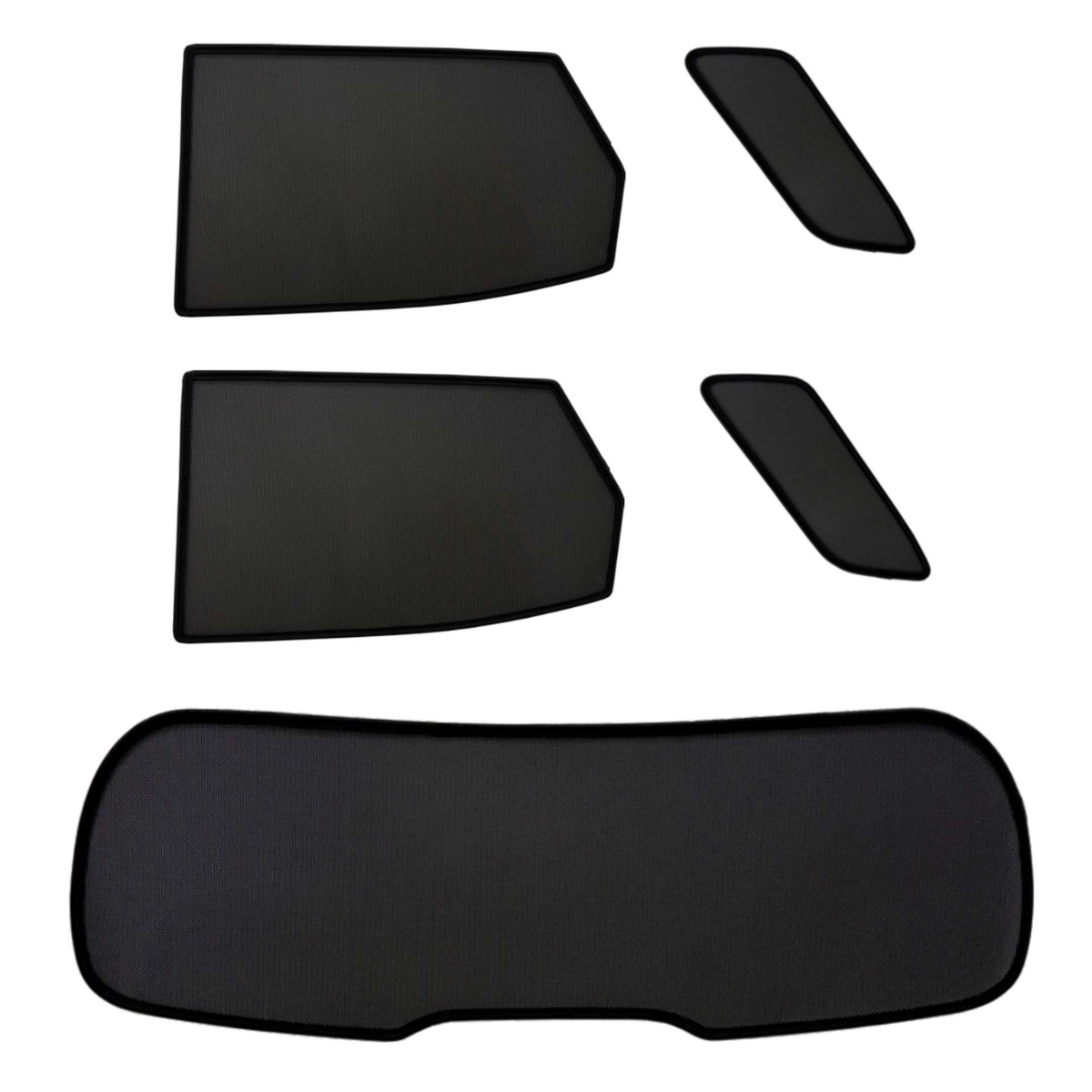 WINDESA SunClip Sonnenschutz - Sichtschutz Ford Explorer EV ab Bj. 2024 Set ABC - sun-10376abc