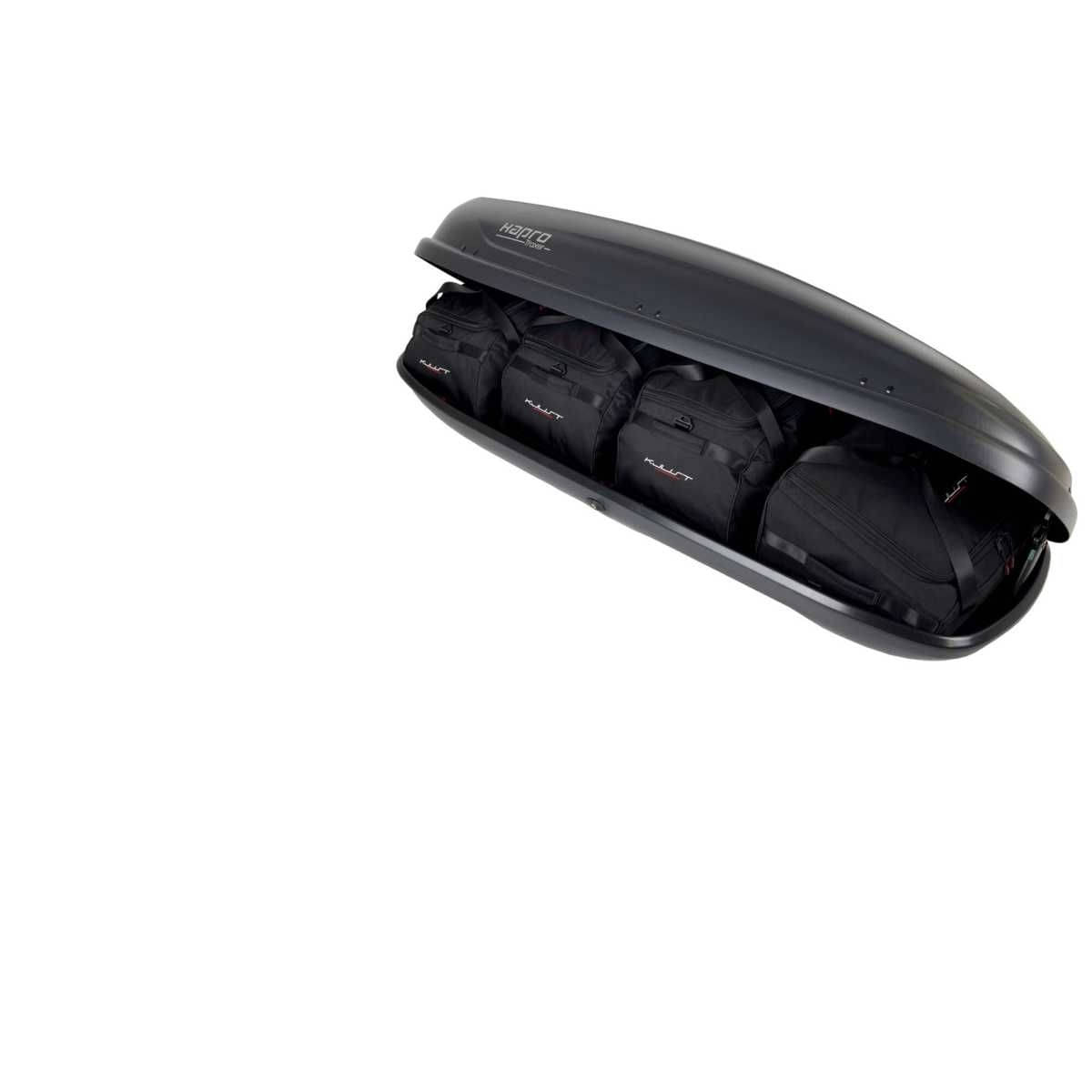 KJUST Dachboxen Taschen Set fuer Dachbox HAPRO TRAXER 6.2 4er-Set - 13222
