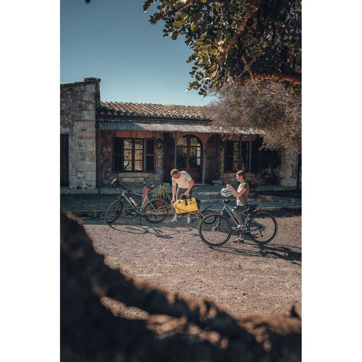 CROOZER Lastenanhaenger BOB IBEX fuer 28 Zoll Gold mit Tasche - 141110002