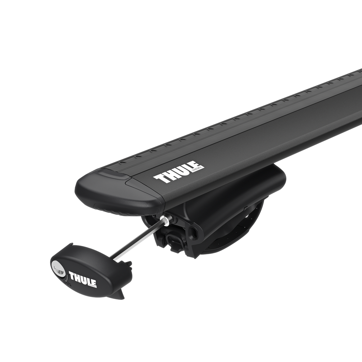 Kompletter Thule Dachtraeger mit WingBar Evo Black Aluschienenprofilen