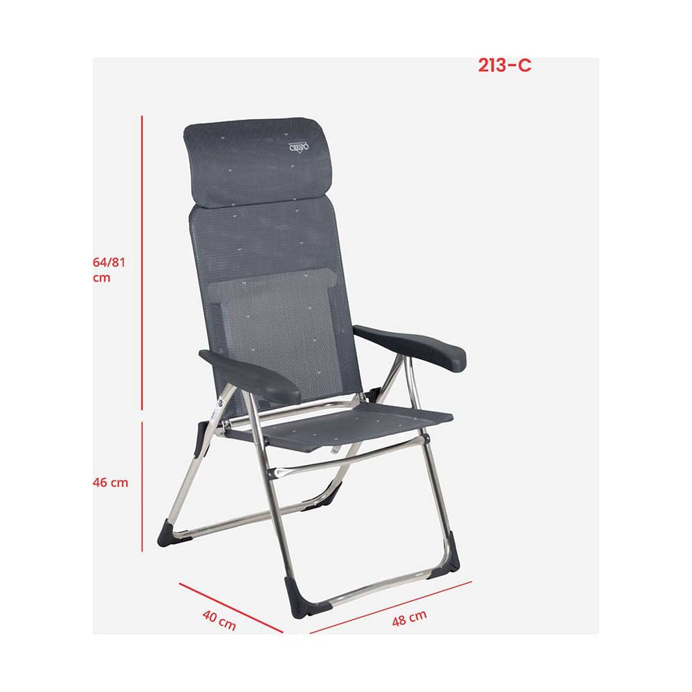 CRESPO Campingstuhl Classic Compact AL-213-C-40 anthrazit - 1104970