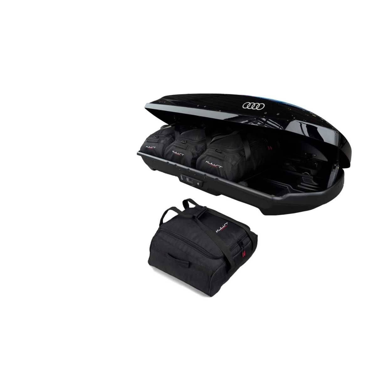 KJUST Dachboxen Taschen Set fuer Dachbox AUDI 4K1071200Y9B 310L 4er-Set - 13153