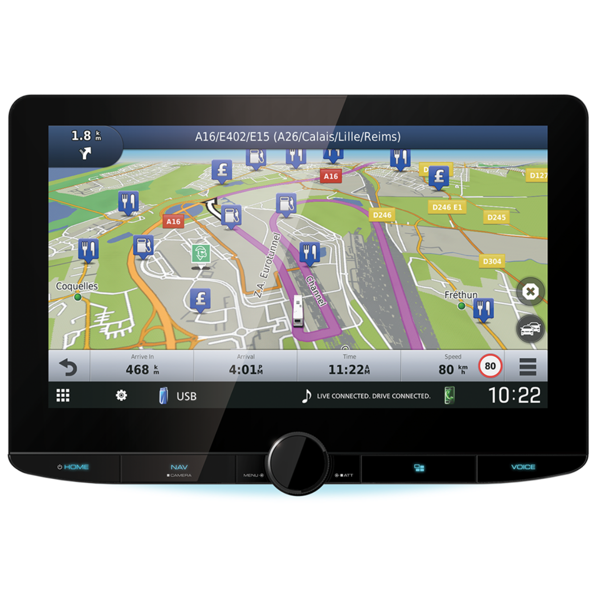 KENWOOD 10-1 Zoll Navigationssystem DNR992RVS - DNR992RVS