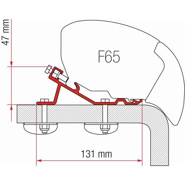 FIAMMA Adapter Kit Standard fuer Markise F80 98655-855