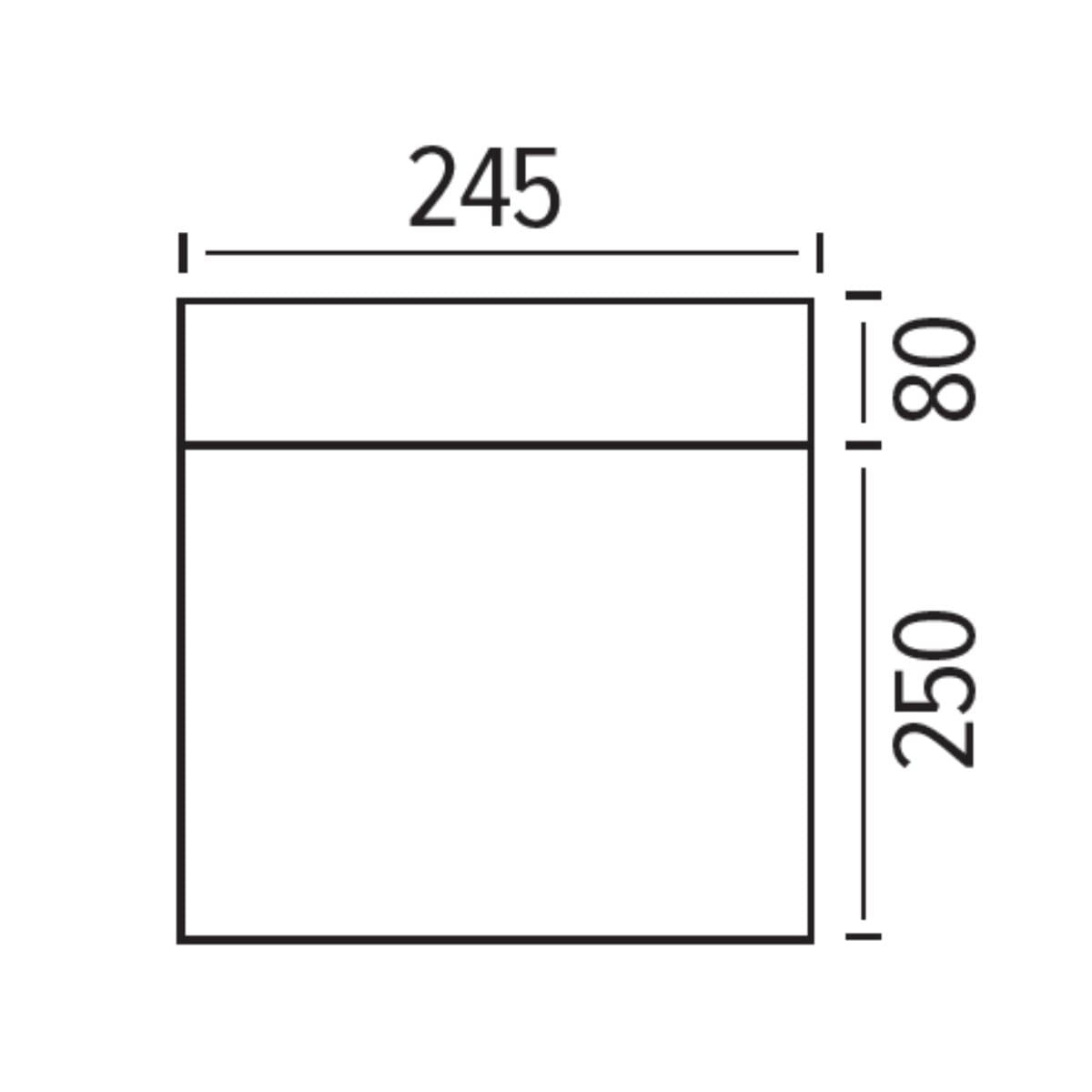 TRIGANO Wohnmobil-Vorzelt OSLO- 250x245 cm- Anbauhoehe 240-270 cm- Stahlgestaenge - M-A7628-2