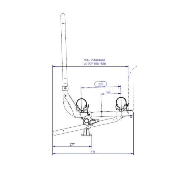Fahrradträger THULE Caravan Superb Deichselträger für 2 Fahrräder - geprüfte B-Ware Thule Caravan Superb Standard - 307130 - Fahrradtraeger THULE Caravan Superb Deichseltraeger fuer 2 Fahrraeder