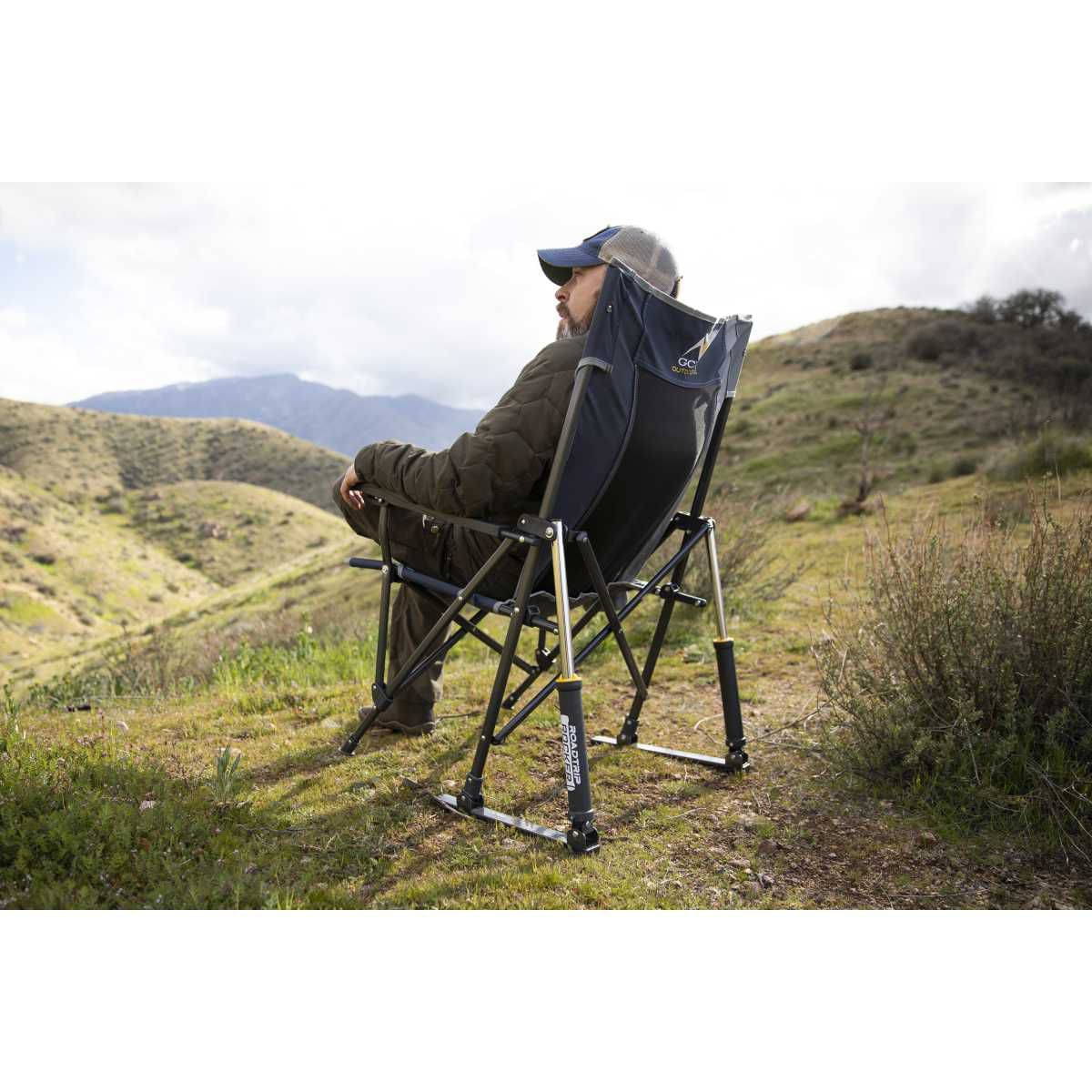 GCI faltbarer Schaukelstuhl RoadTrip Rocker Indigo Blue