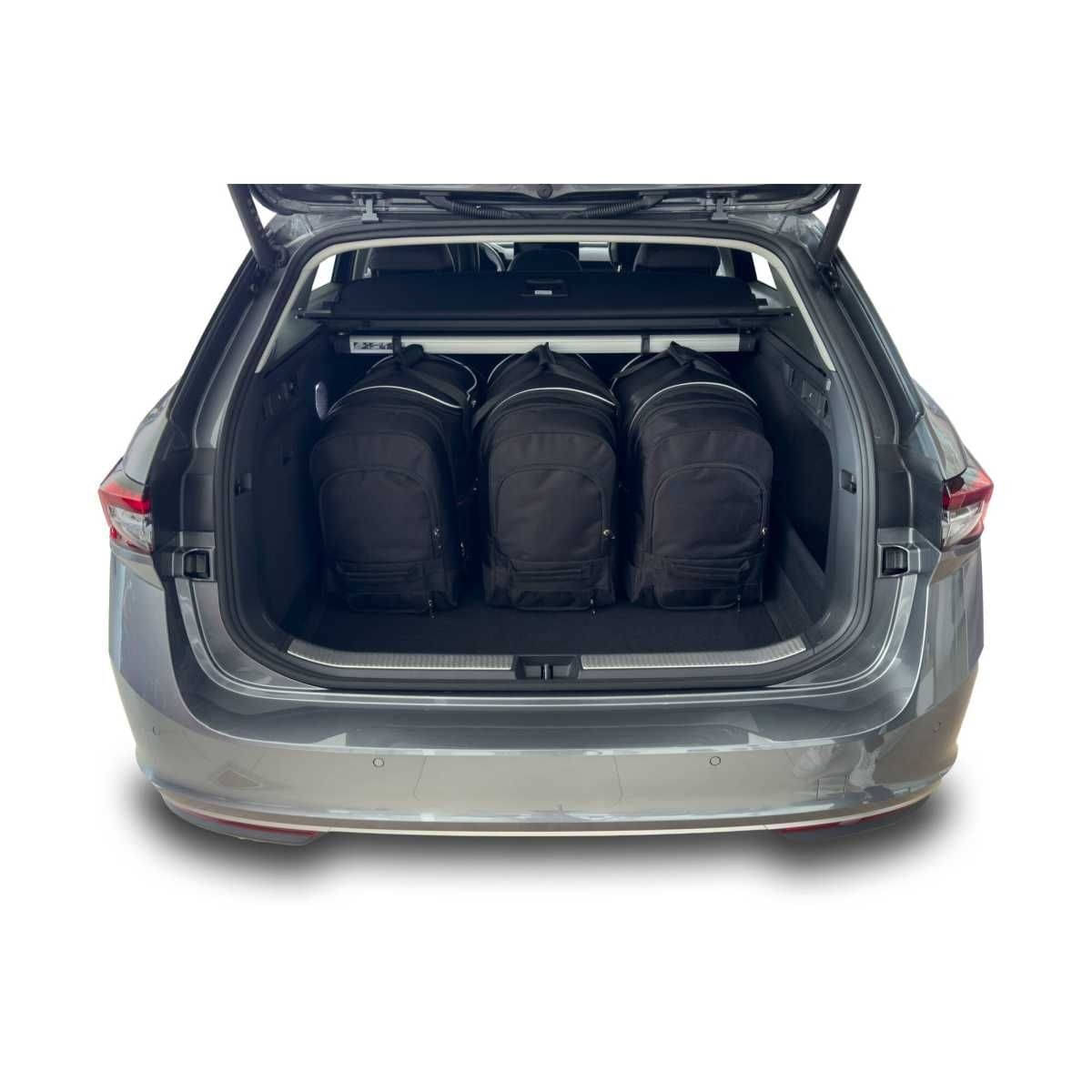 KJUST Kofferraum Taschen Set fuer SKODA SUPERB Kombi PHEV III Bj. 2019-2023 5er-Set - 7037042